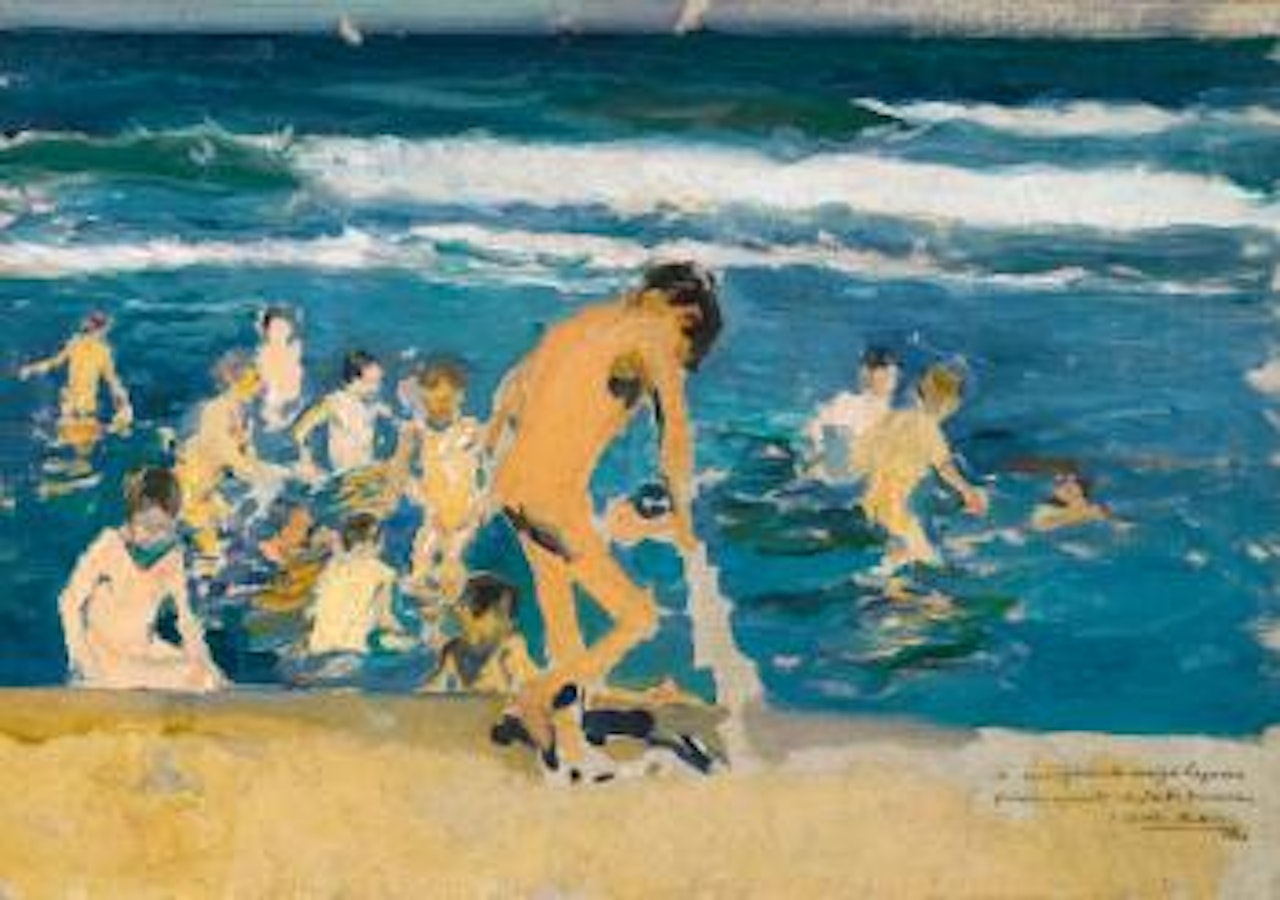 Study for Sad Inheritance by Joaquin Sorolla Y Bastida