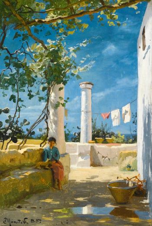 Summer in Capri by Peder Mork Monsted