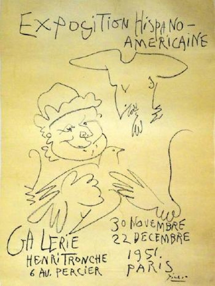 Exposition Hispano-Américaine - Galerie Henri Tronche - Paris by Pablo Picasso