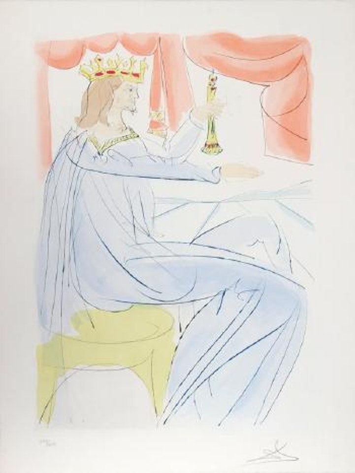 King Solomon from our historical heritage by Salvador Dali