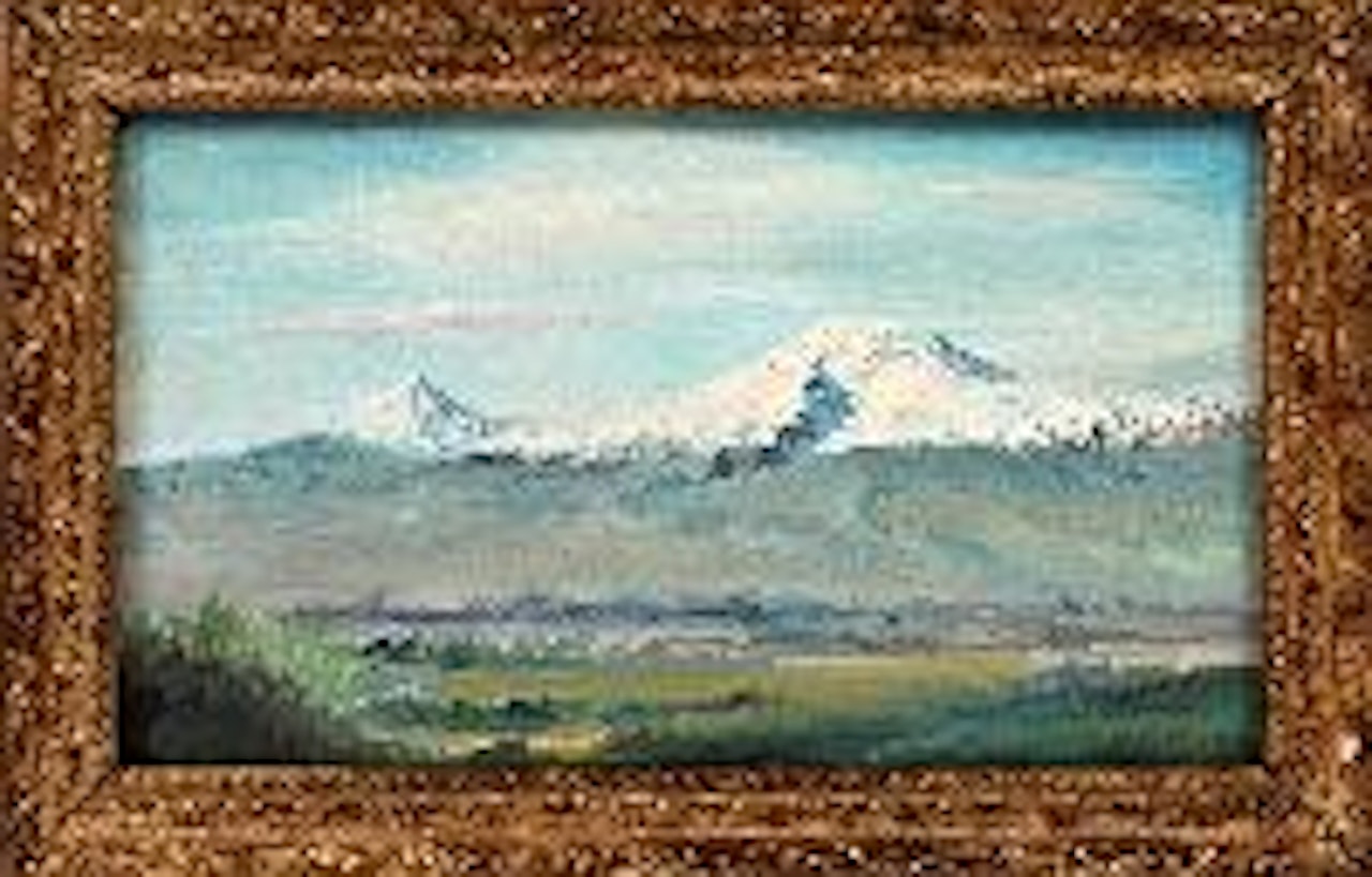 Mountain landscape by Guy Carleton Wiggins