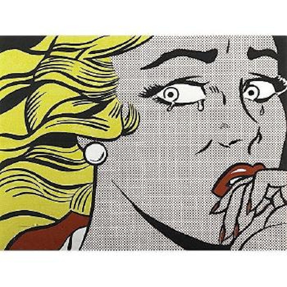 Crying girl by Roy Lichtenstein