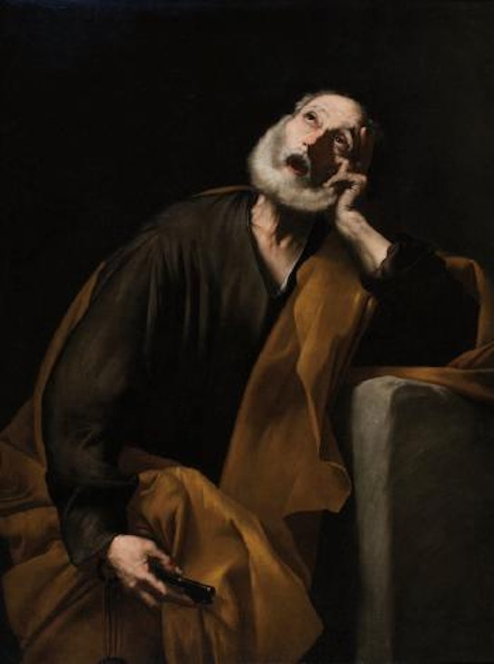 San Pietro in meditazione by Jusepe de Ribera