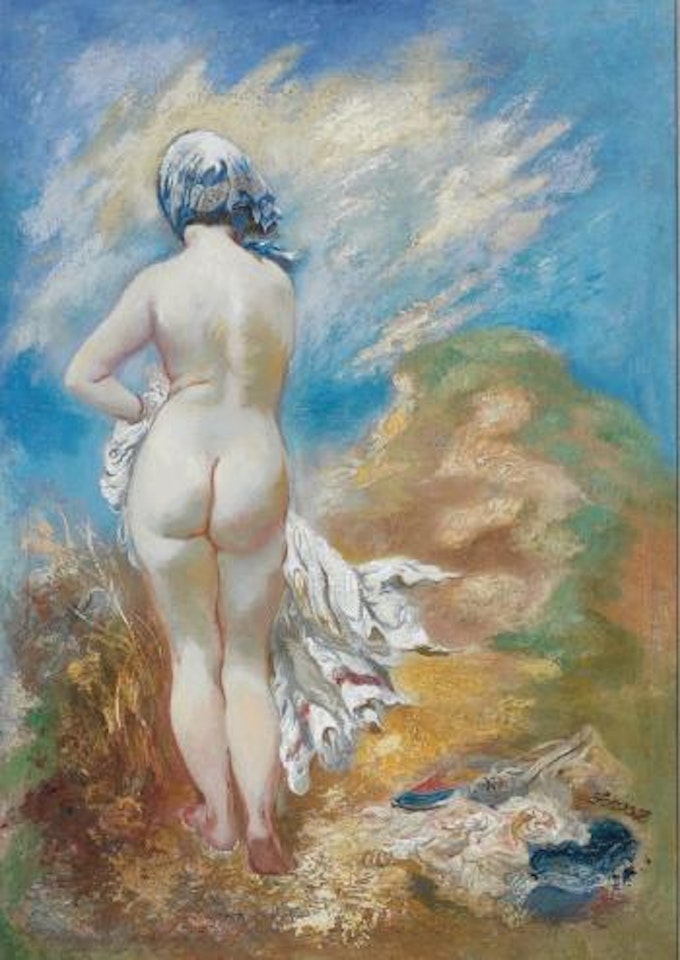 The wind is blowing, Cape Cod by George Grosz
