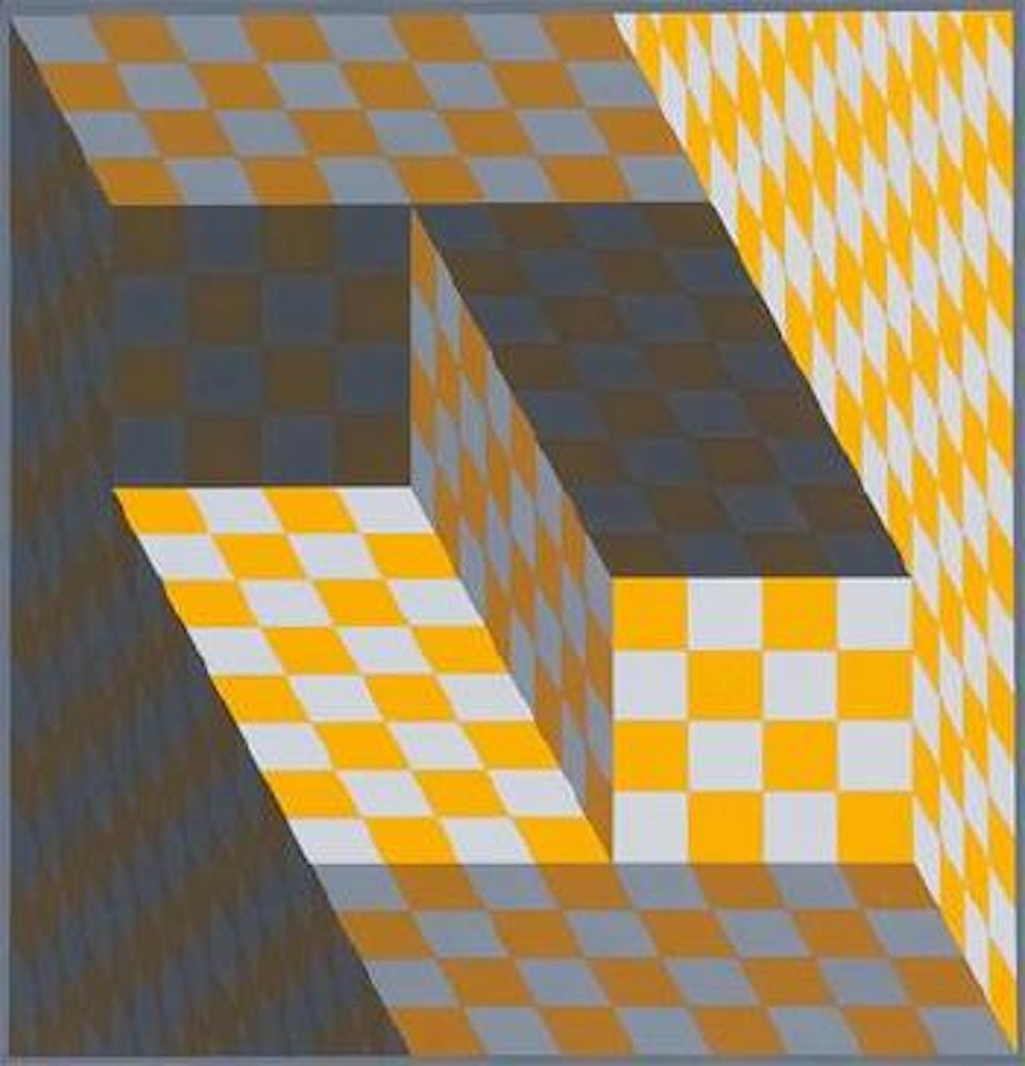 Bidim J by Victor Vasarely