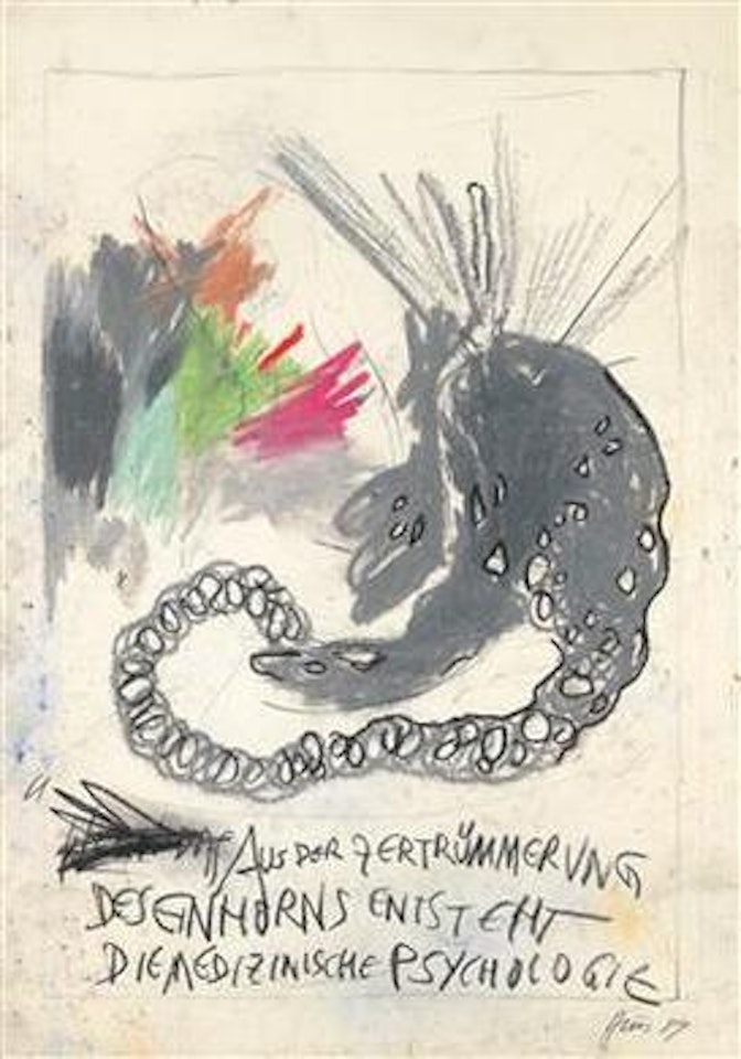 ‘Aus der Zertrümmerung des Einhorns entsteht die medizinische Psychologie’ by Gunter Brus