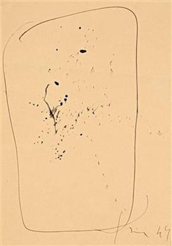 Concetto spaziale by Lucio Fontana