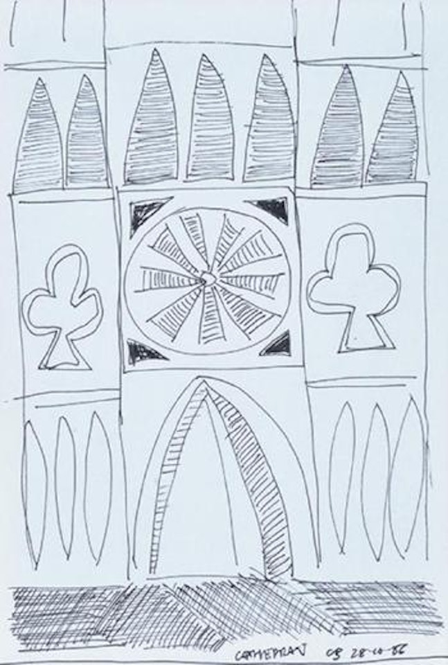Cathedral by Charles Blackman