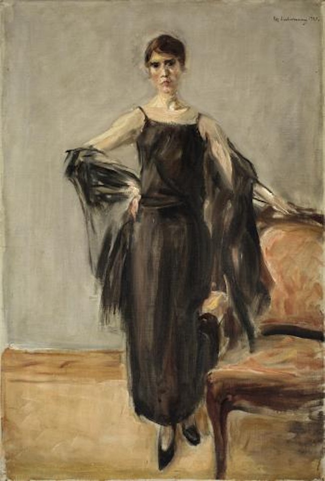 Bildnis Genia Levine, Stehend by Max Liebermann