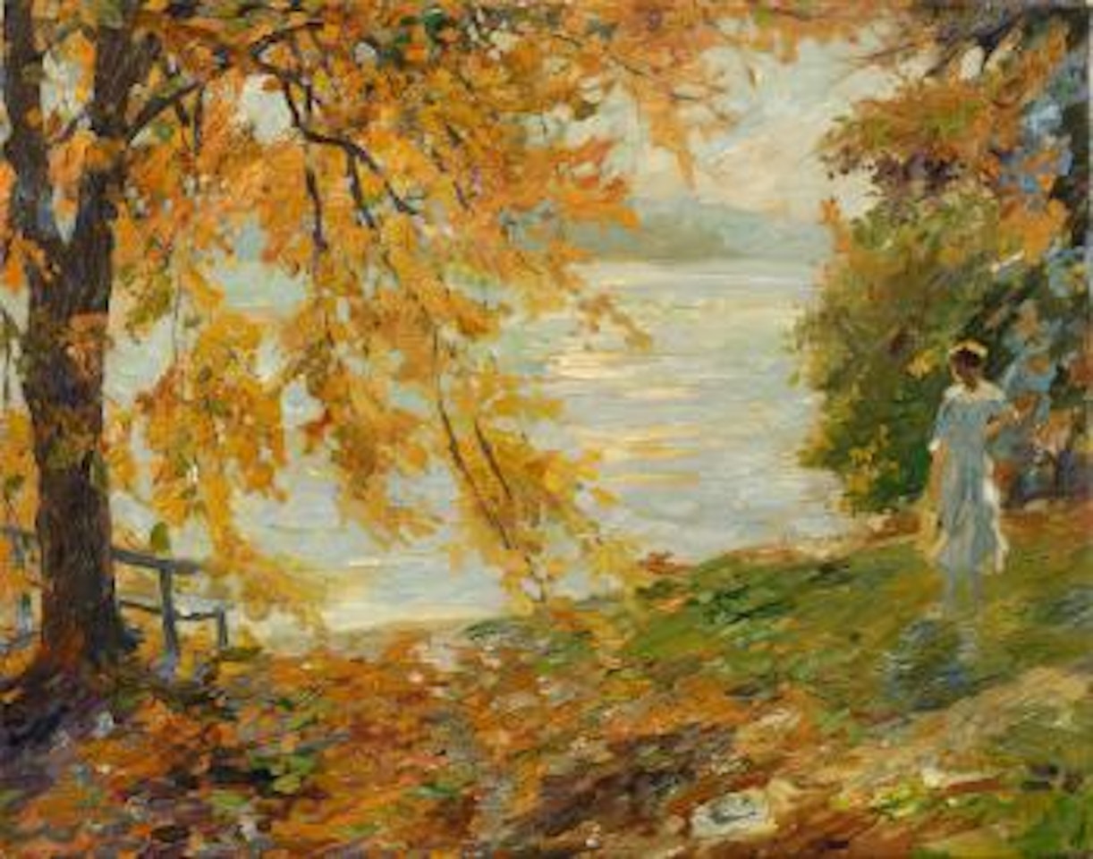 Frau Am See by Edward Cucuel