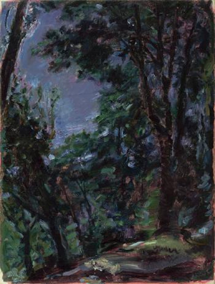 Nächtlicher Park (Neukastel) by Max Slevogt