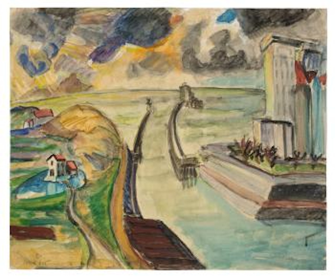 Ostende by Erich Heckel