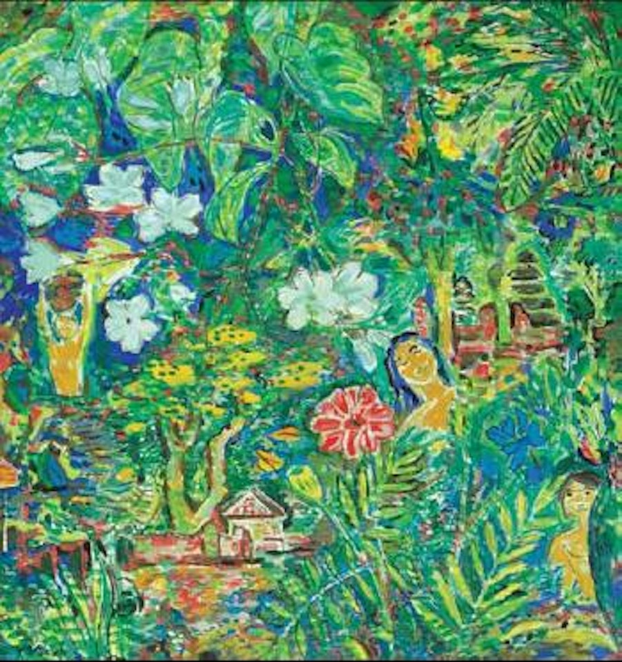 Enchanted Balinese garden by Arie Smit