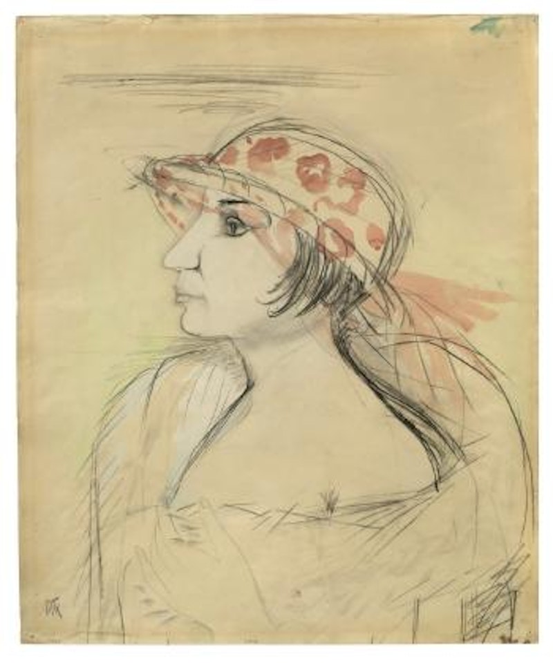 Frau Dix (Mutzli) by Otto Dix