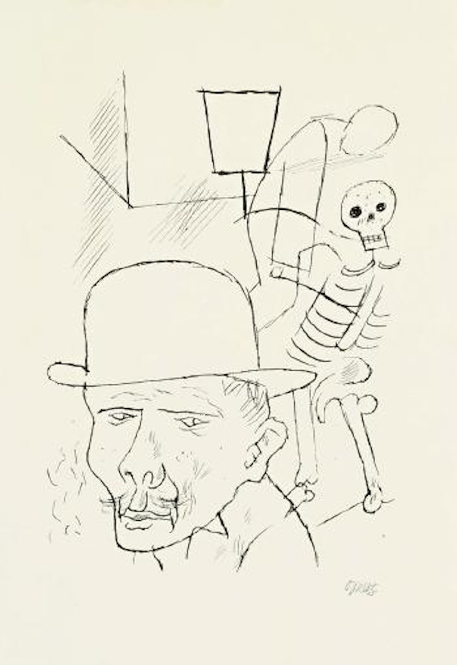 Tod Auf Der Straße by George Grosz