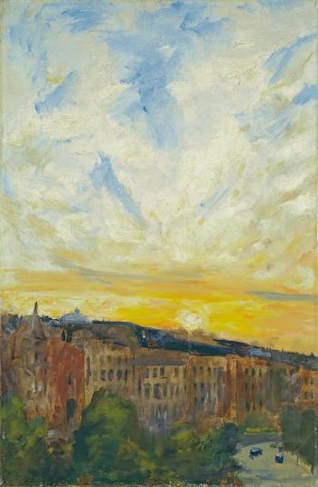 Blick Aus Der Atelierwohnung Des Künstlers Am Nollendorfplatz by Lesser Ury