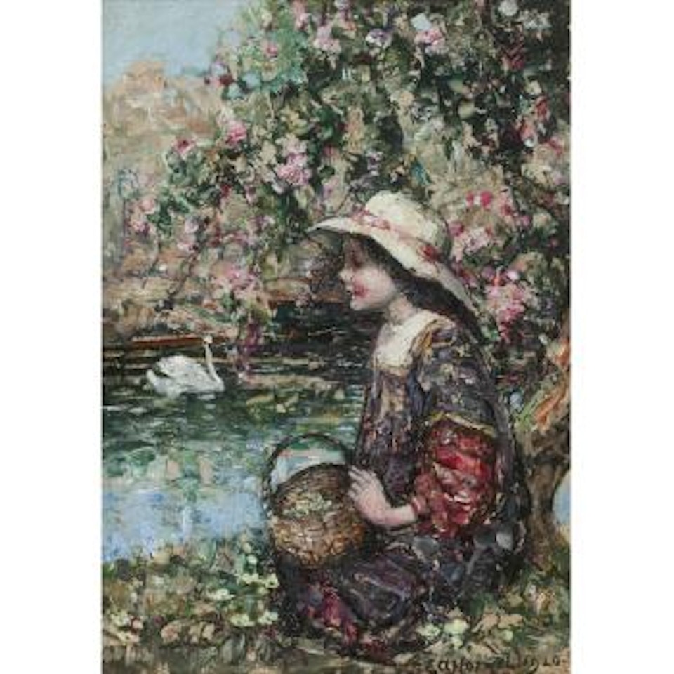 Springtime by Edward Atkinson Hornel