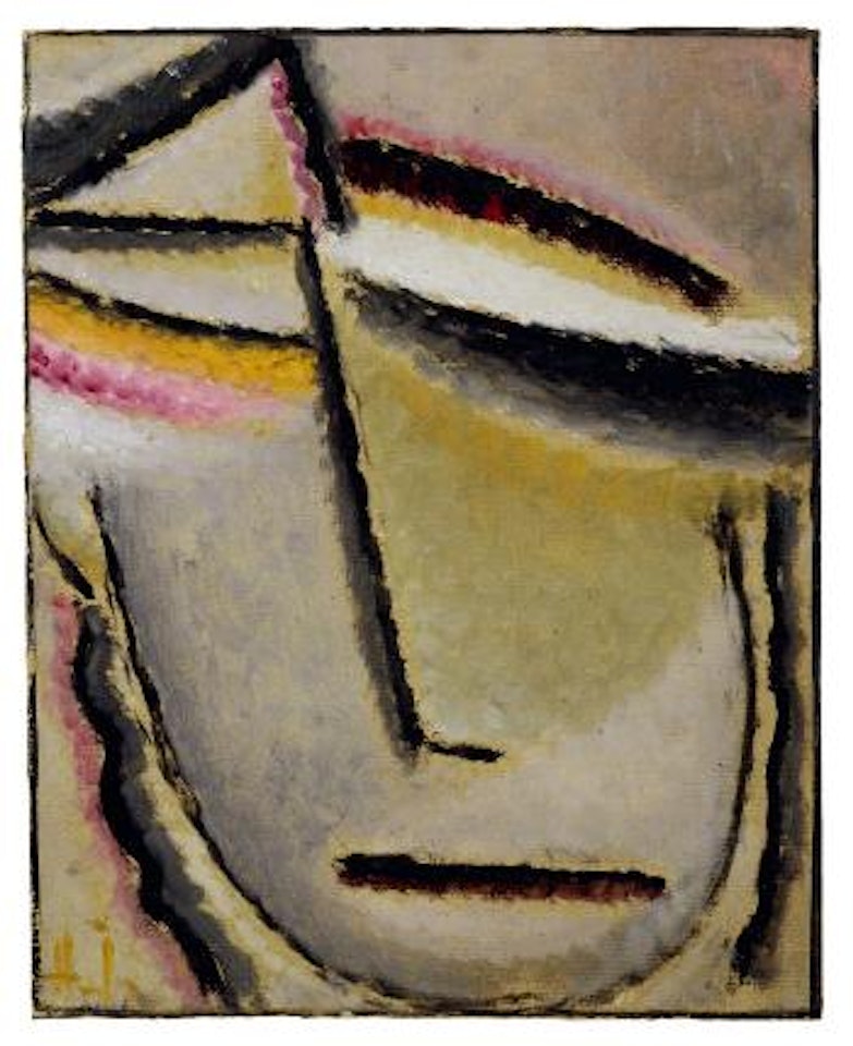 Abstrakter Kopf by Alexej von Jawlensky