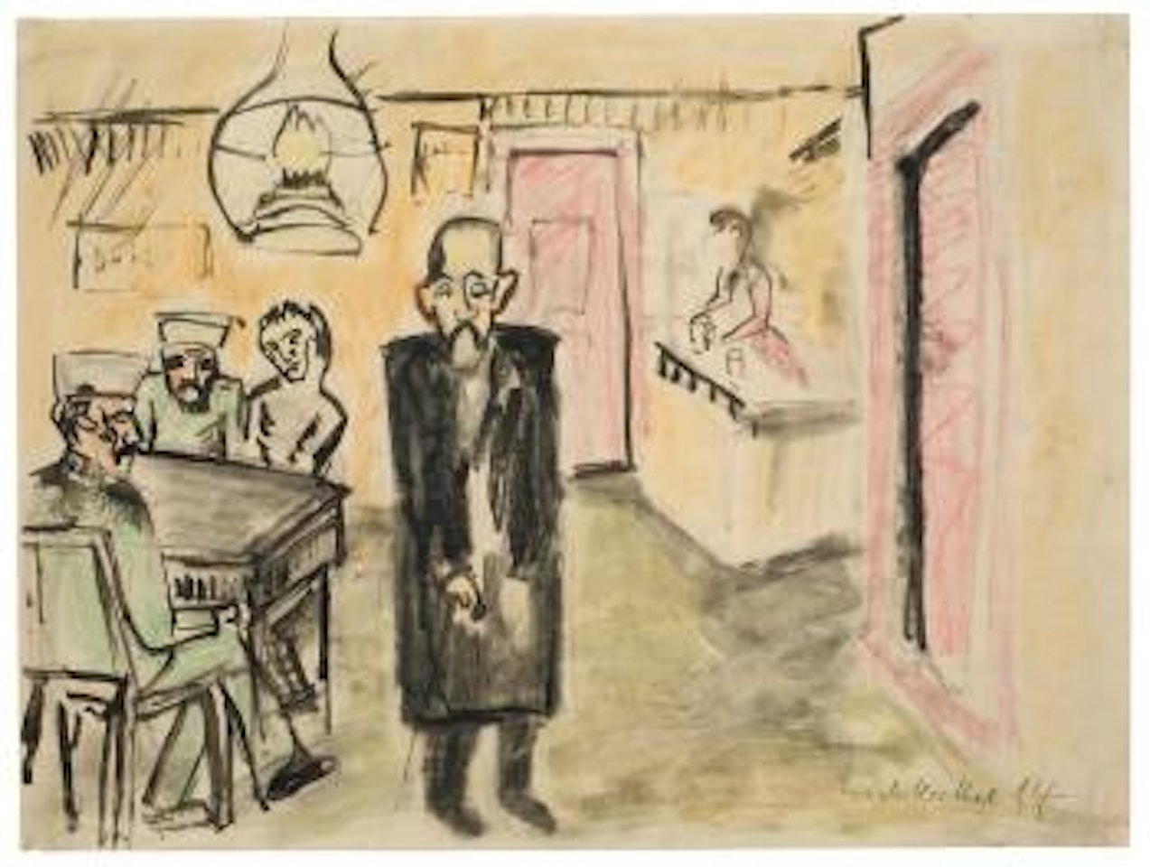 Zu Dostojewski: Die Brüder Karamasow by Erich Heckel