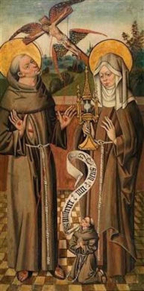 Saint Francis and Saint Clare by German School
