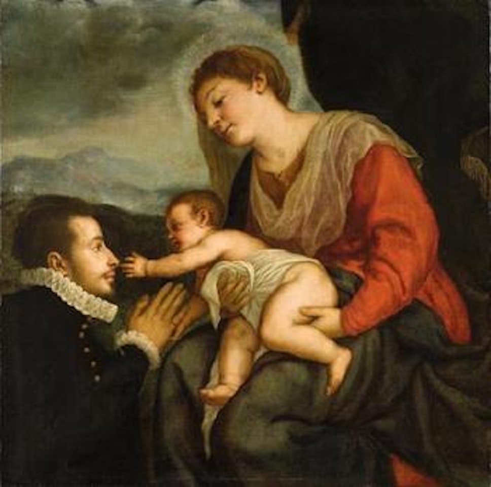 Madonna and Child with Donor by Venetian School