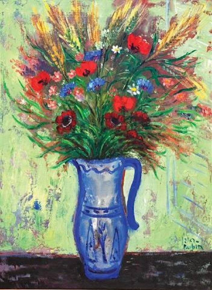 Field flowers by Reuven Rubin