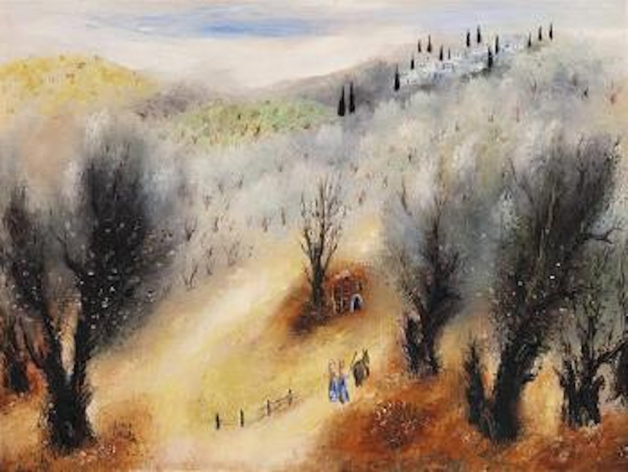 Near Nazareth by Reuven Rubin