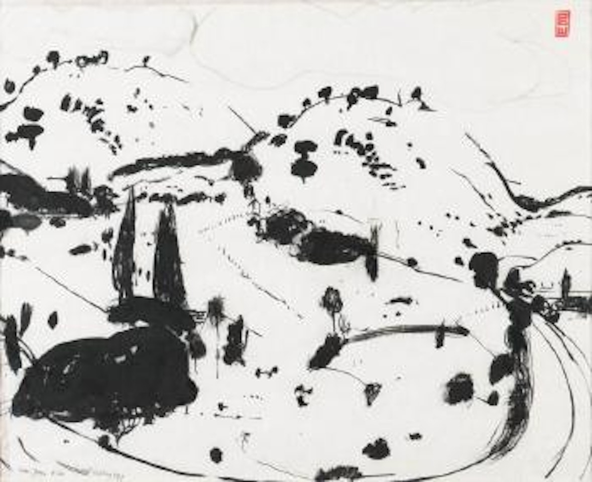 Near Yass, NSW by Brett Whiteley