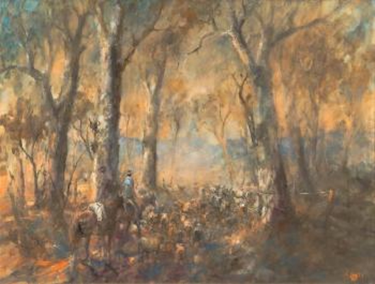 The Pint-Pot drover, QLD by Hugh Sawrey