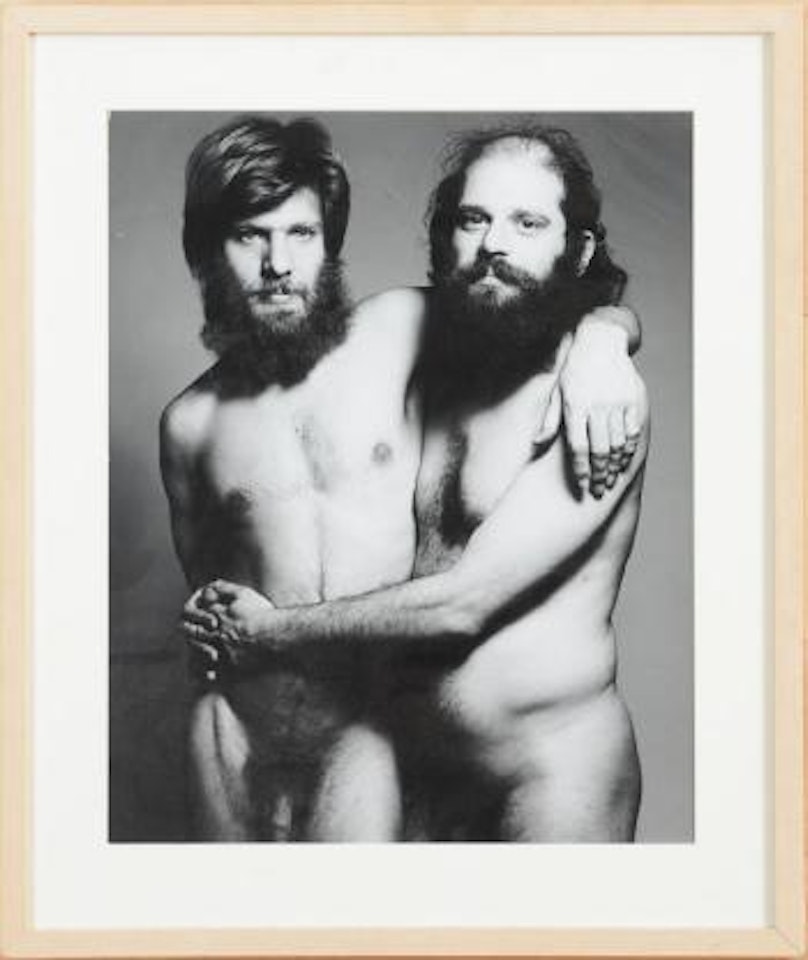 Peter Orlovsky and Allen Ginsburg, poets, New York City by Richard Avedon