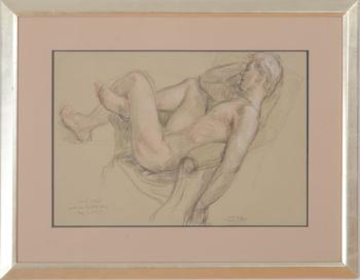 Reclining male nude by Paul Cadmus