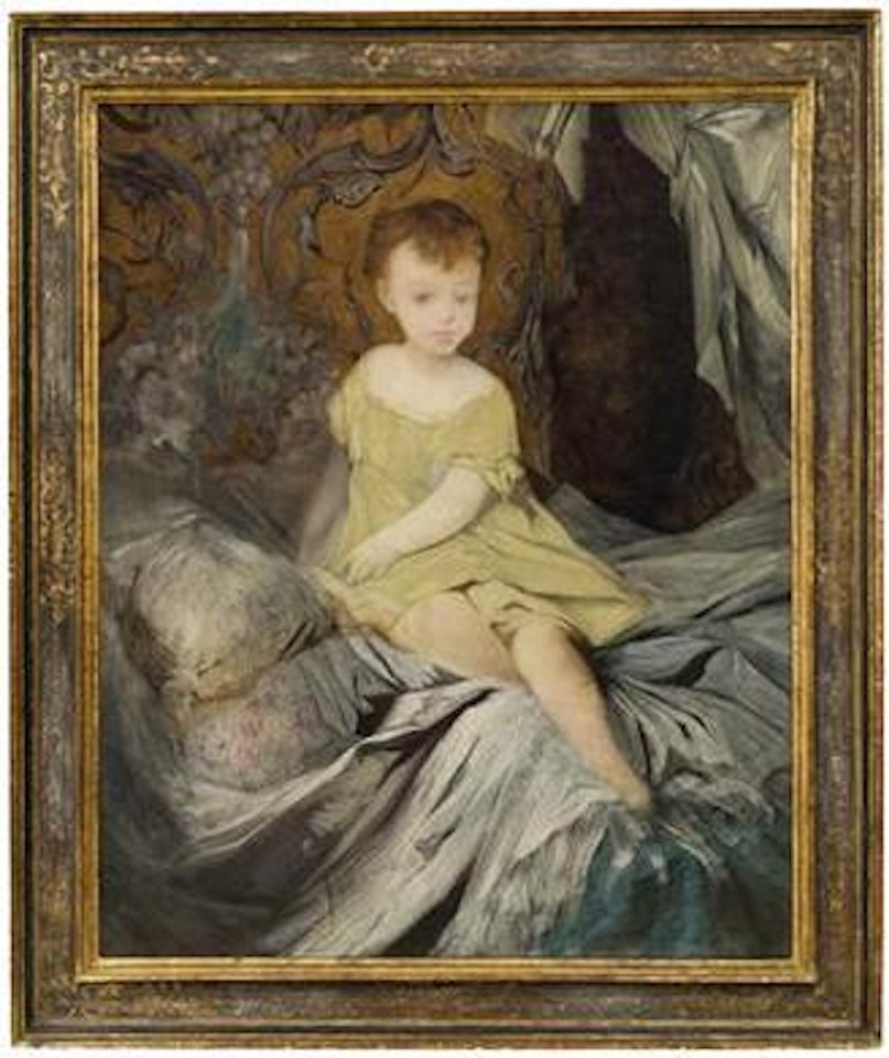 Portrait of Alfred Wagner at the Age of Four by Hans Makart