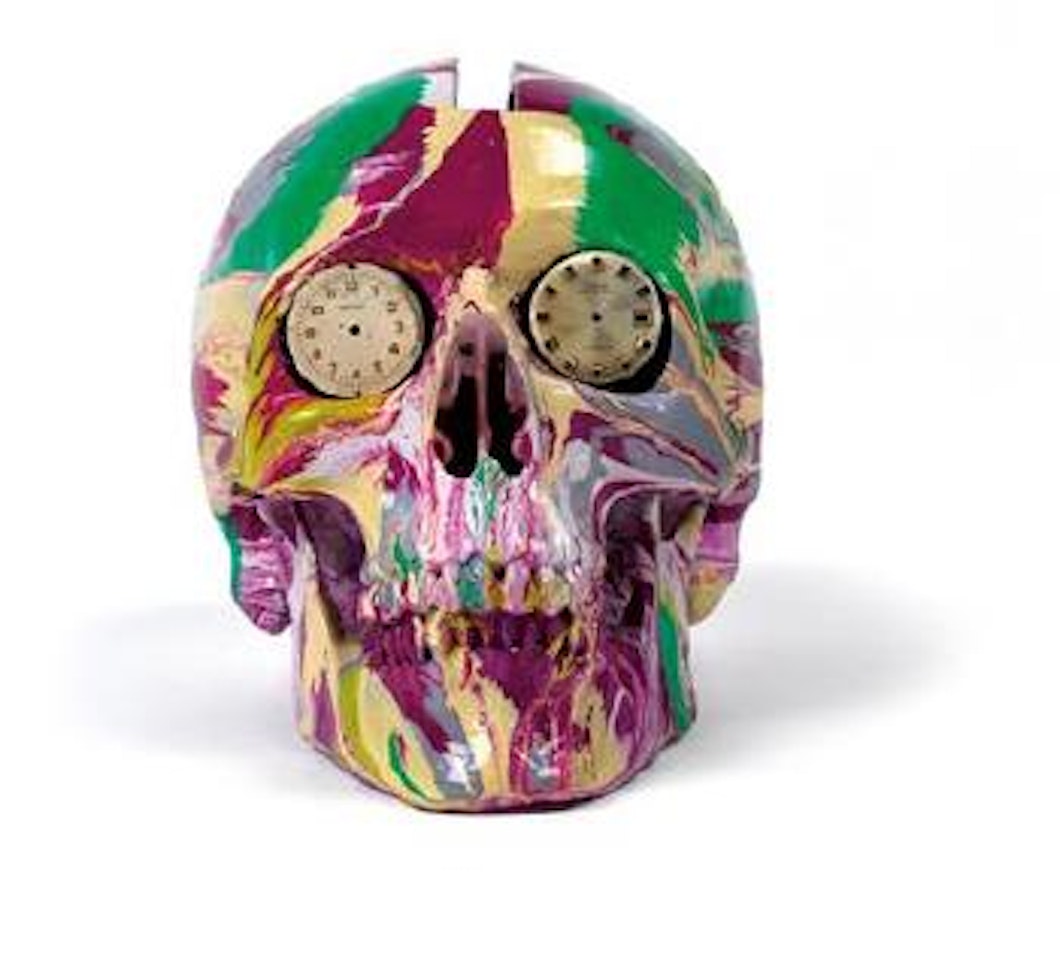 ‘The Hours Spin Skull’ by Damien Hirst