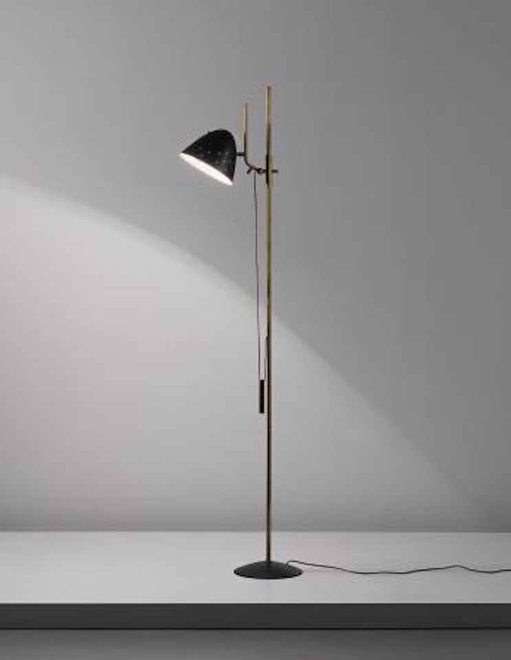 Prototype adjustable floor lamp, model no. 1054 by Gino Sarfatti