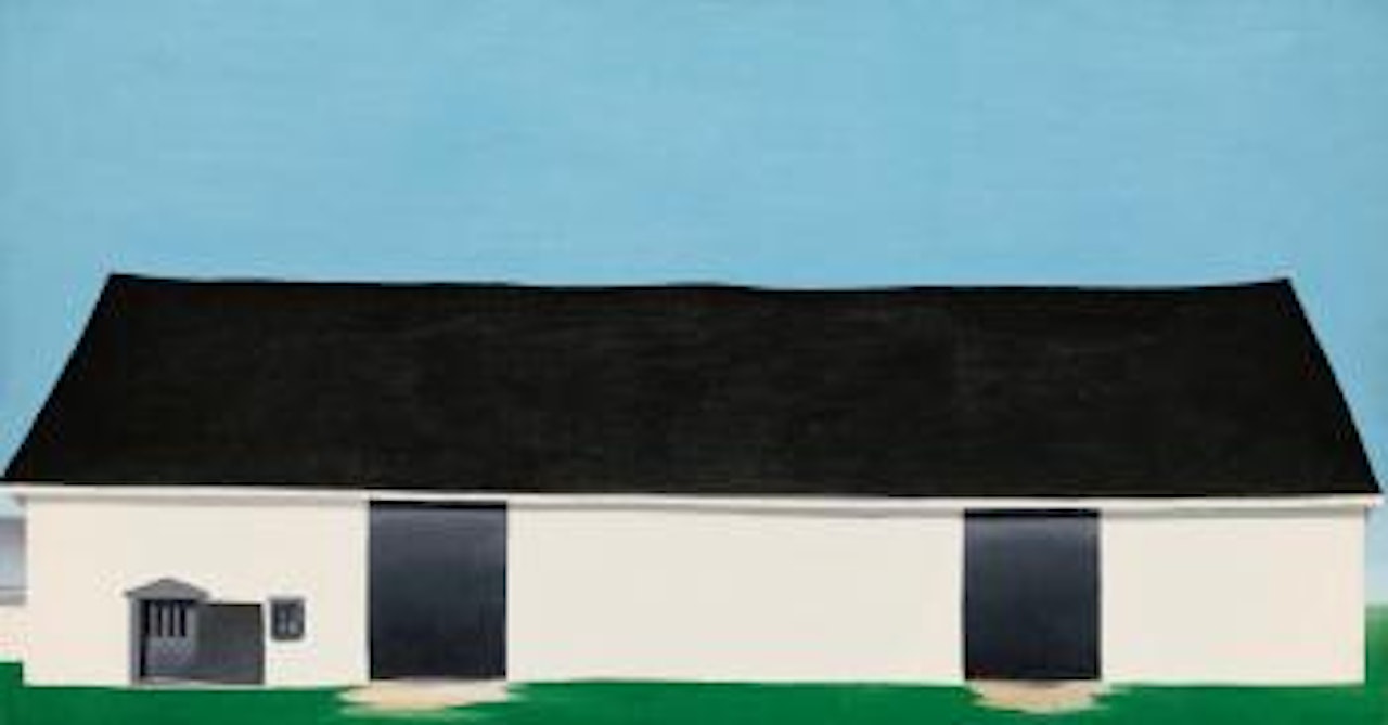 White Barn (White Barn, No. 1-Canada; Barn No. 2; White Barn Canada #1; White Barn No. III) by Georgia O'Keeffe