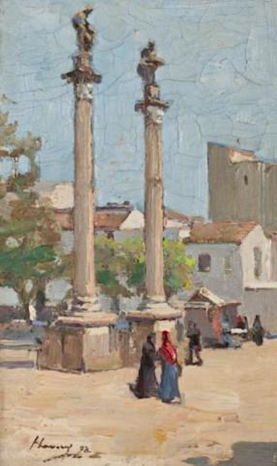 Alameda de Hercules, Seville, Spain by John Lavery