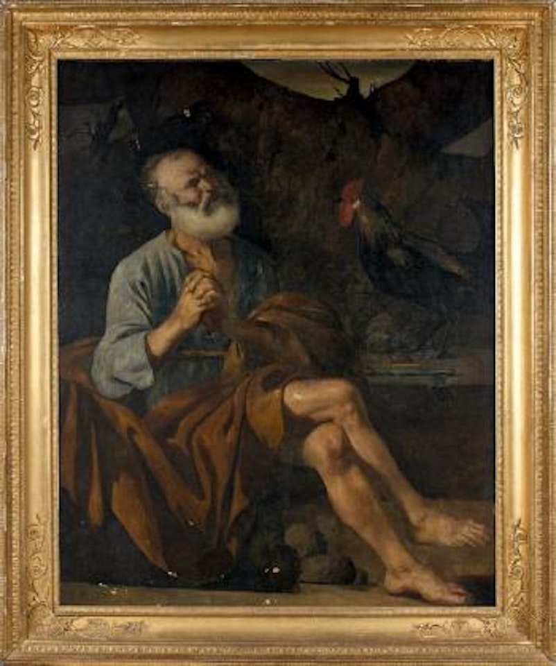 Le reniement de saint Pierre by Flemish School by Gérard Seghers