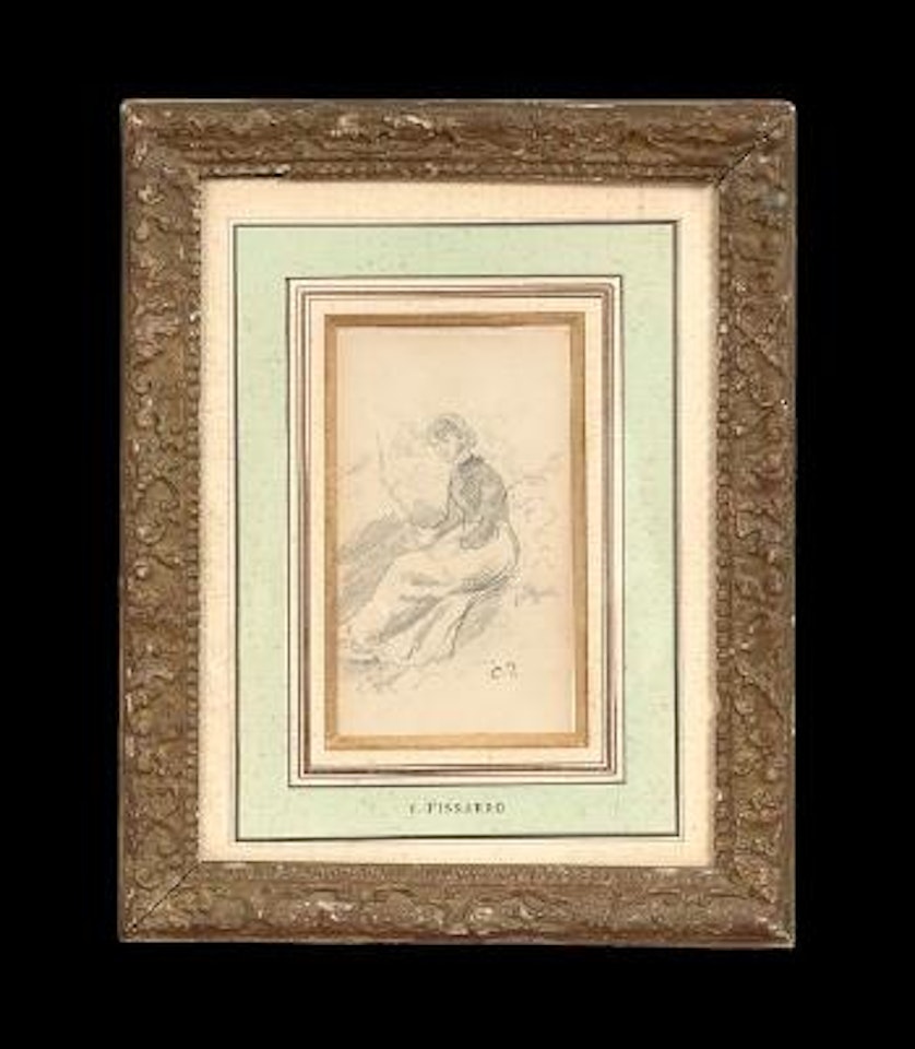 Femme Assise by Camille Pissarro
