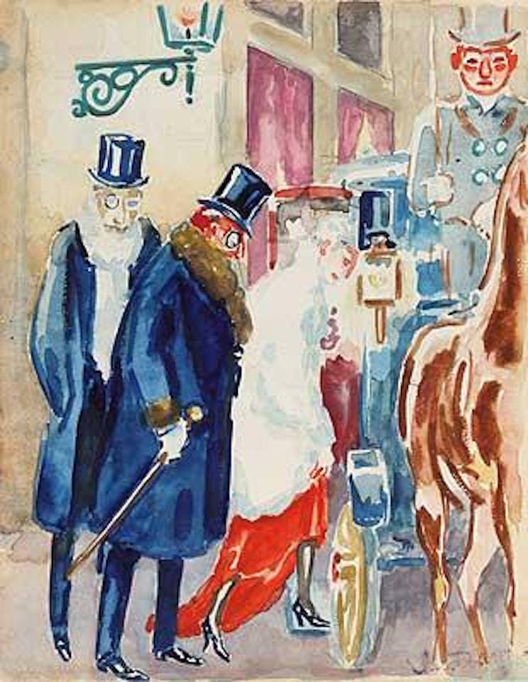 Les souliers rouge et les soliers noirs, zu Marcel Proust, 'Auf der Suche nach der verlorenen Zeit' by Kees van Dongen