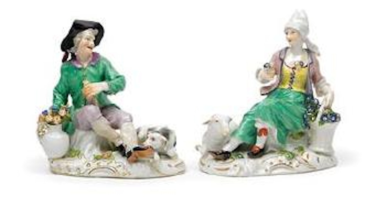 Shepherd and shepherdess by Johann Joachim Kändler