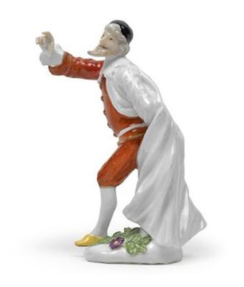 Pantalone from the commedia dell’arte by Johann Joachim Kandler by Peter Reinicke