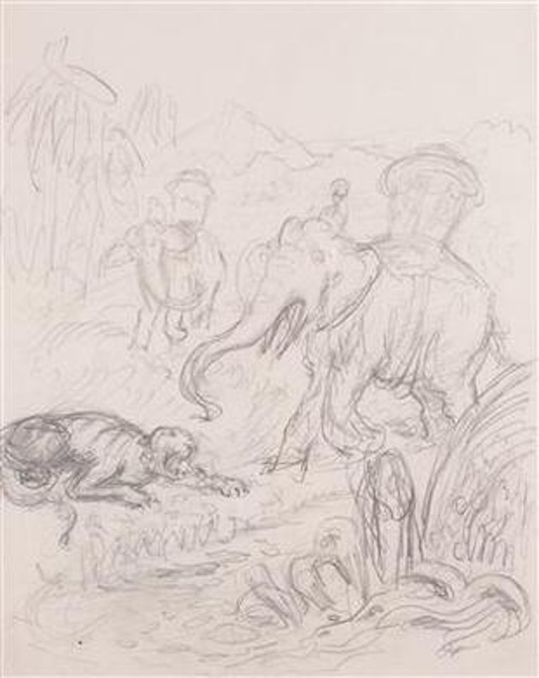 Tigerjagd by Alfred Kubin