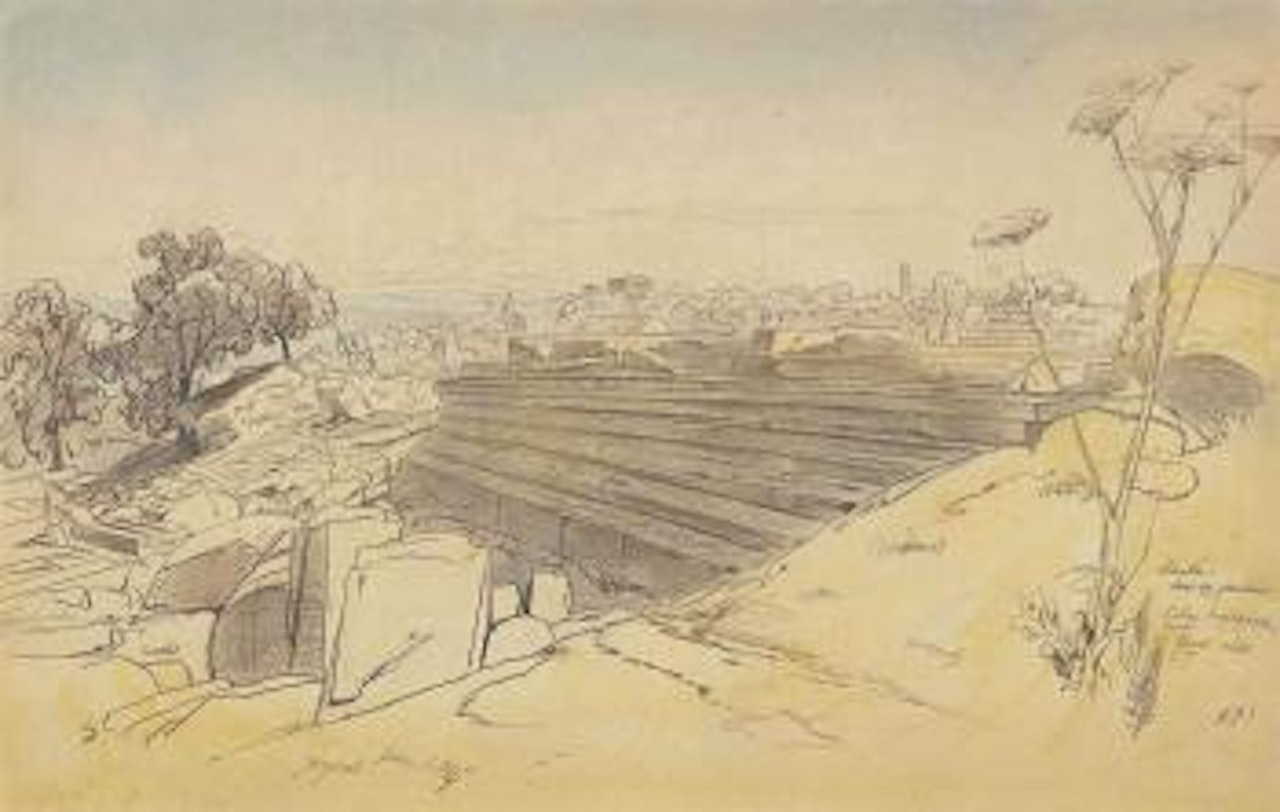 Girgente, Sicily by Edward Lear