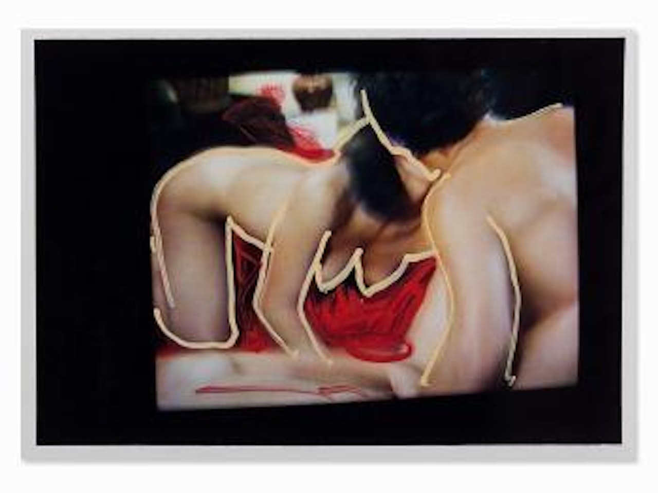 TV Screen Image by Mario Schifano