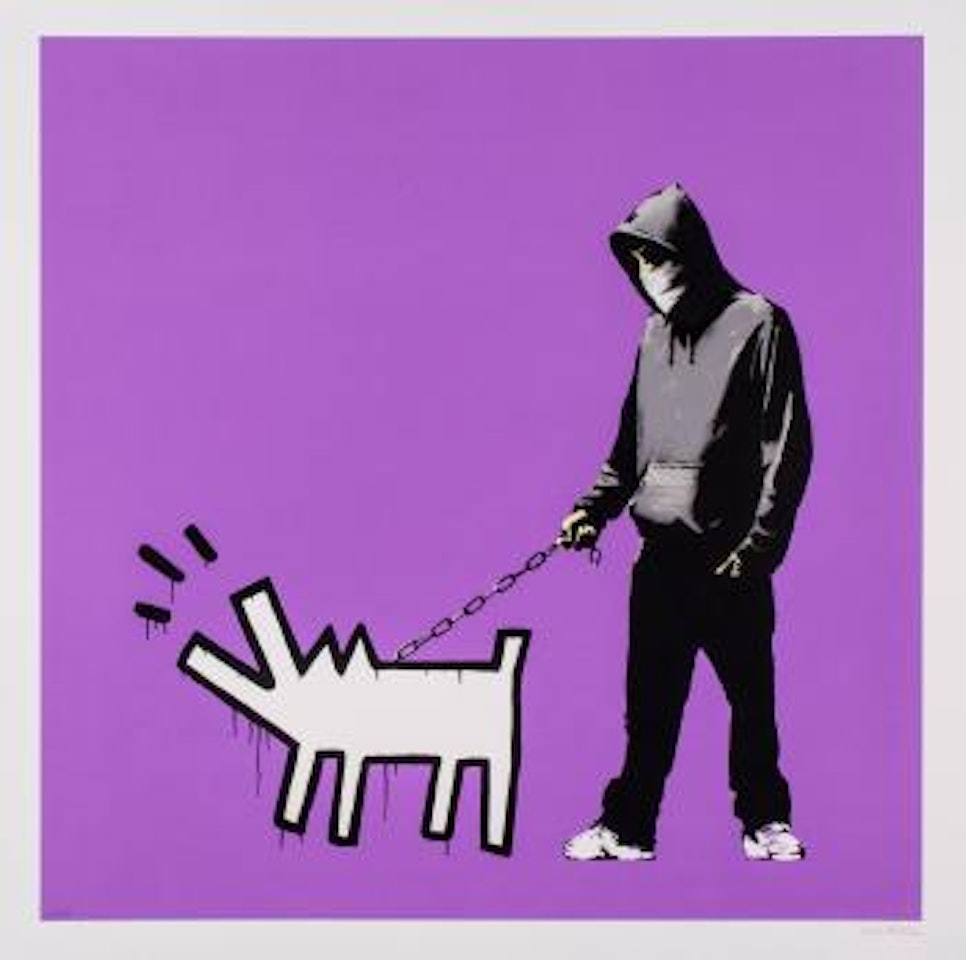 Choose your weapon (Bright purple) by Banksy