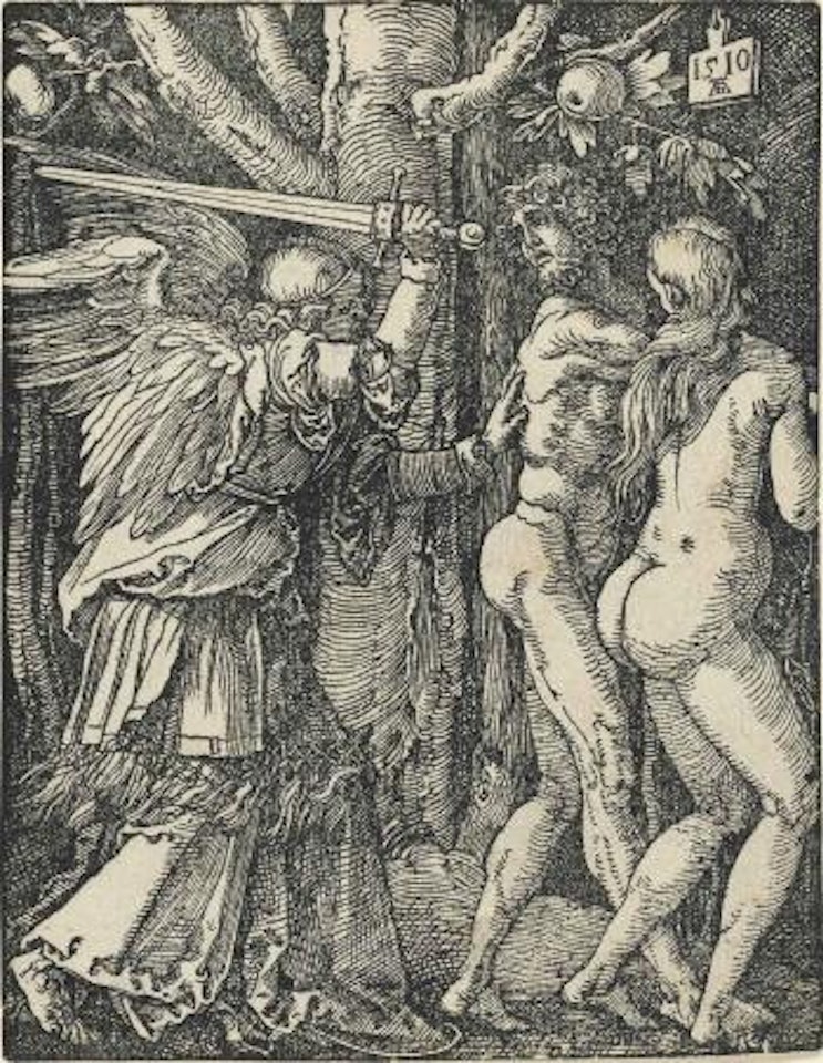 The Expulsion from Paradise, from: The Small Passion (B. 18; M., Holl. 127; S.M.S. 188) by Albrecht Dürer