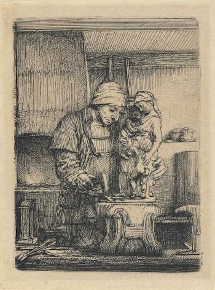 The Goldsmith (B., Holl. 123; H. 285; New Holl. 289) by Attributed to Rembrandt Harmensz van Rijn