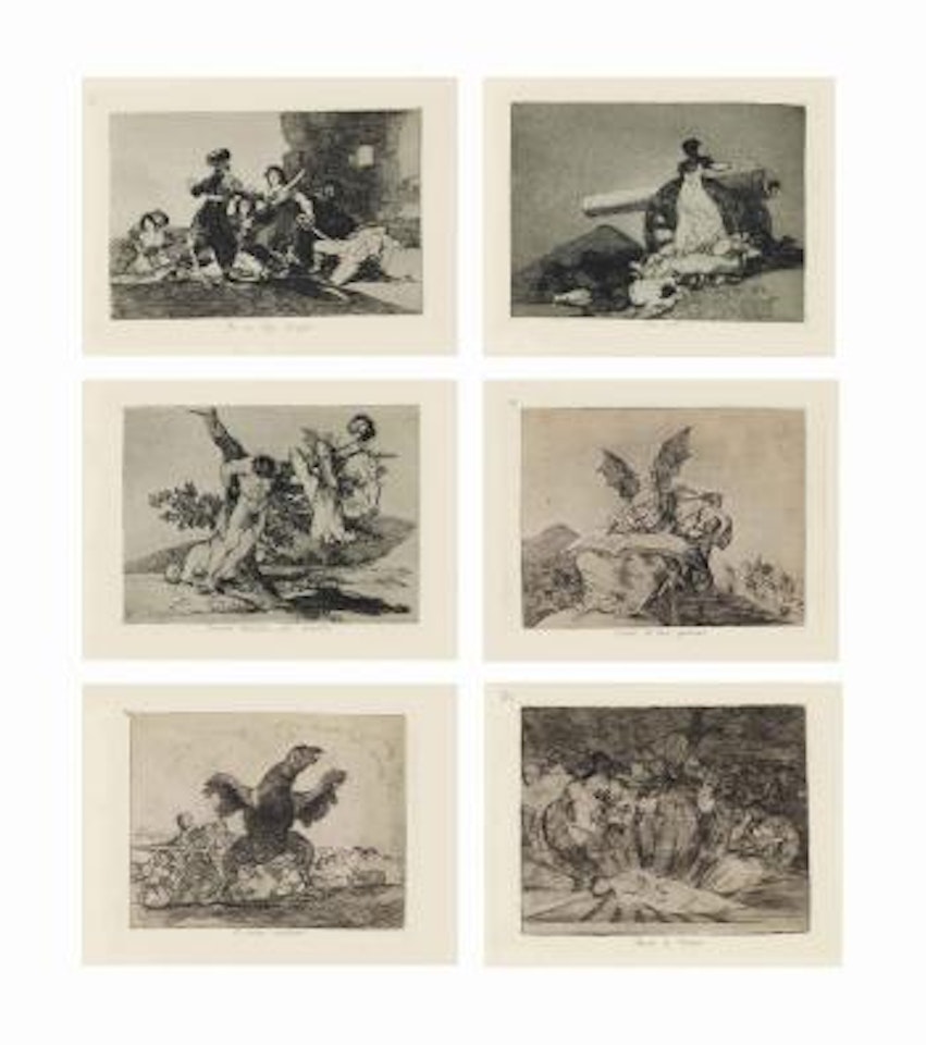 Los Desastres de la Guerra (D. 120-199; H. 121-200) by Francisco José de Goya