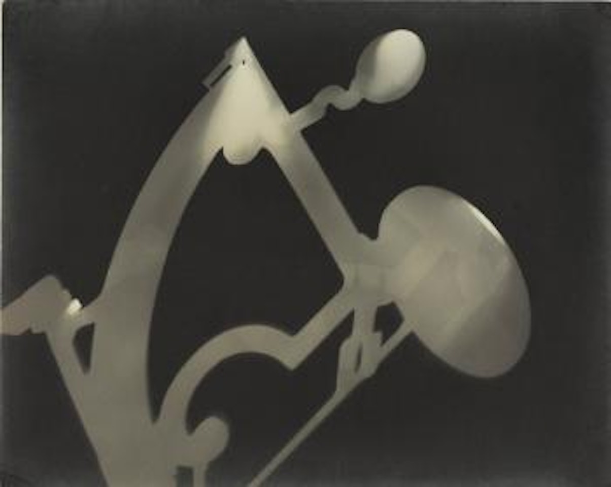Photogram with Sextant by László Moholy-Nagy