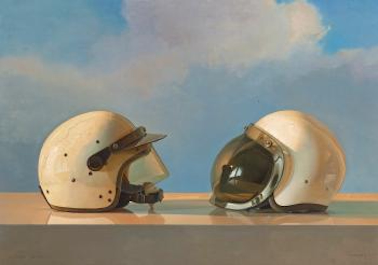 Conversation between Clark and Ring by Claudio Bravo